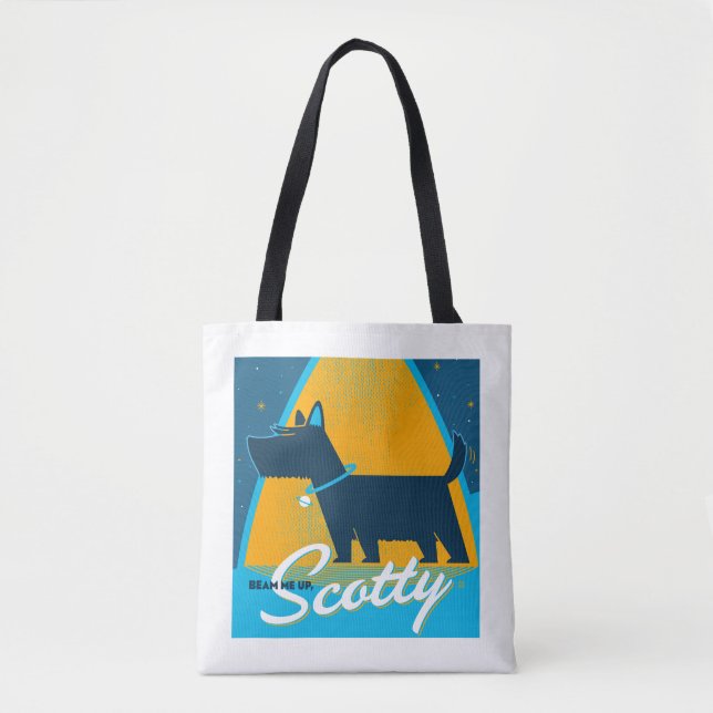 Bolso De Tela Beam Me Up Scotty (Anverso)
