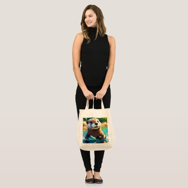 Bolso De Tela #BearsOfNatureToteBag (Anverso (modelo))