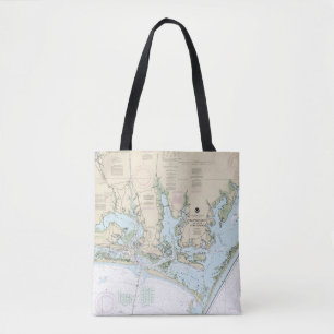 Bolso De Tela Beaufort Inlet y parte del gráfico de sonido básic
