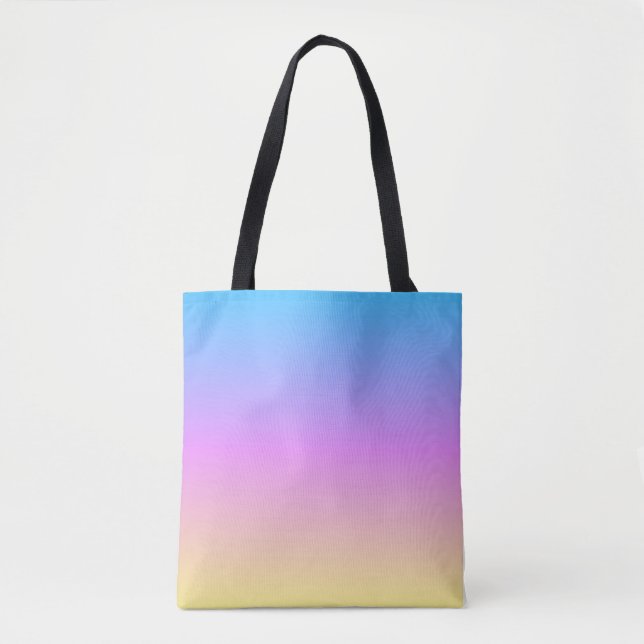 Bolso De Tela beautiful pastel dream colors gradient blur (Anverso)