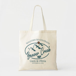 Bolso De Tela Beaver Creek Boda de Colorado Bienvenida Tote Bag