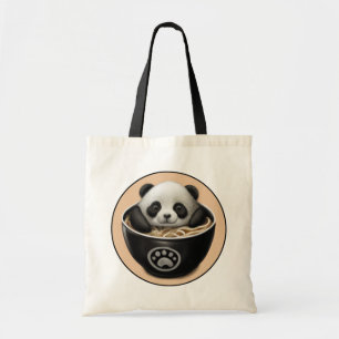 Bolso De Tela Bebé Cute Panda Bear En Un Tazón De Ramen