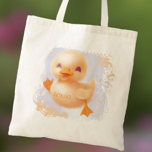 Bolso De Tela Bebé de pato dulce Pastel Duckling