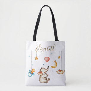 Bolso De Tela Bebé elefante lindo