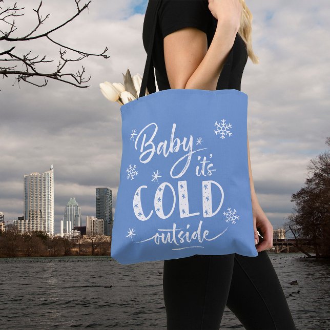 Bolso De Tela Bebé está frío fuera del azul (Subido por el creador)