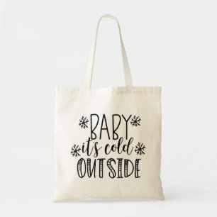 Bolso De Tela Bebé hace frío afuera