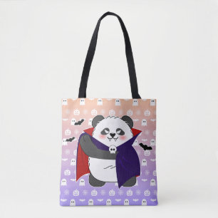Bolso De Tela Bebé lindo de Halloween Vampiro Panda Dracula