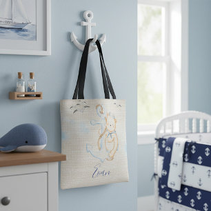 Bolso De Tela Bebé oso marinero lindo