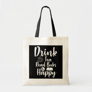 Bolso De Tela Bebe Tea Leer Libros Ser Feliz Libro Lover
