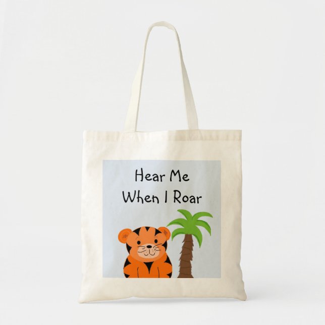 Bolso De Tela Bebé tigre (Frente)