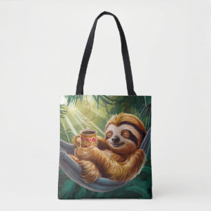 Bolso De Tela Beber café con eslora de café
