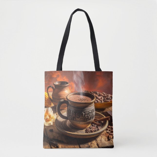 BOLSO DE TELA BEBIDA DE COCOA (Anverso)
