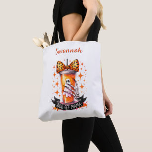 Bolso De Tela Bebida Fantasma Personalizada y Lazo Naranja, Rega