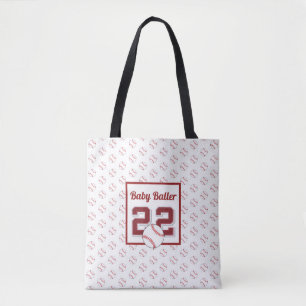 Bolso De Tela Bebida roja y blanca