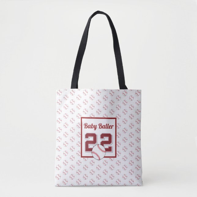 Bolso De Tela Bebida roja y blanca (Anverso)