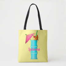 Bebida tropical colorida verano cóctel hawaiano