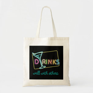 BOLSO DE TELA BEBIDAS BIEN CON OTRAS