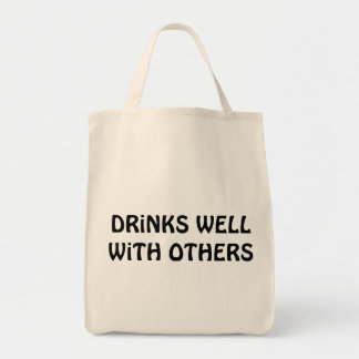 Bolso De Tela Bebidas bien con otras