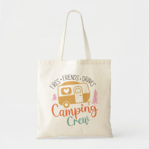 Bolso De Tela Bebidas de amigos de la tripulación de camping Fri