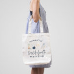 Bolso De Tela Bebidas modernas y chicas azules fin de semana de<br><div class="desc">Bebidas modernas azul muchacha soltera fin de semana guión fiesta decoración a juego.</div>