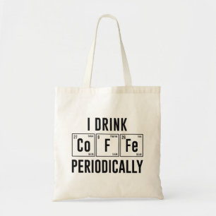 Bolso De Tela Bebo Café Periódicamente