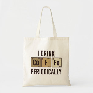 Bolso De Tela Bebo Café Periódicamente