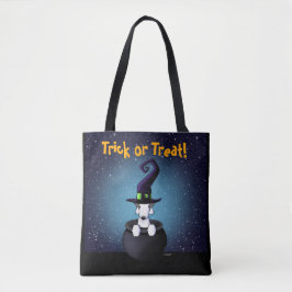 Bolso De Tela Bedlington Terrier KiniArt Halloween