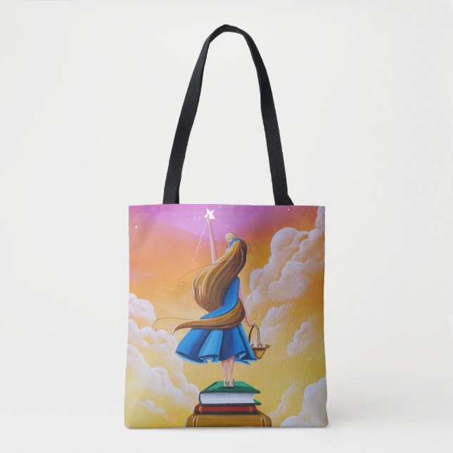 Bolso De Tela Bedtime Stories - Biblioteca (Anverso)