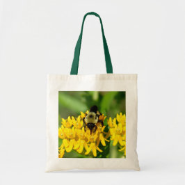 Bolso De Tela Bee Feasting on Butterfly Weed Wildflowers