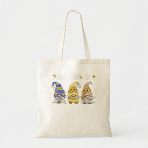 Bolso De Tela Bee Happy Bee Gnome Spring Sunflower Gnome