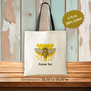 Bolso De Tela Bee Hive Honey