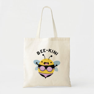 Bolso De Tela Bee-kini Funny Bee Puns
