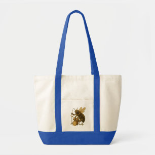 Bolso De Tela Bee tocando tambores de tambores