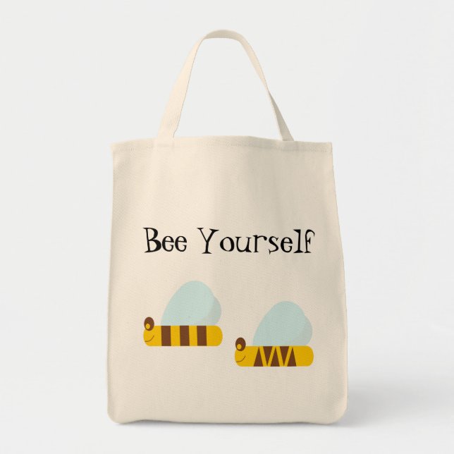 Bolso De Tela Bee Yourself Tote (Frente)