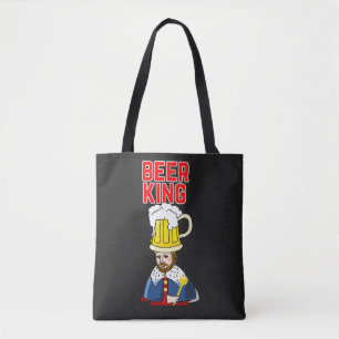 Bolso De Tela Beer King Funny Guay Design