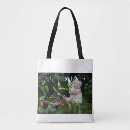 Bolso De Tela Beertje dat bij kampvuur zit.