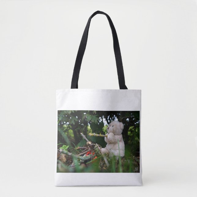 Bolso De Tela Beertje dat bij kampvuur zit. (Anverso)