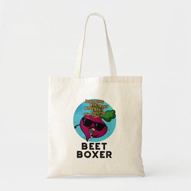 Bolso De Tela Beet Boxer Funny Beet Pun (Frente)