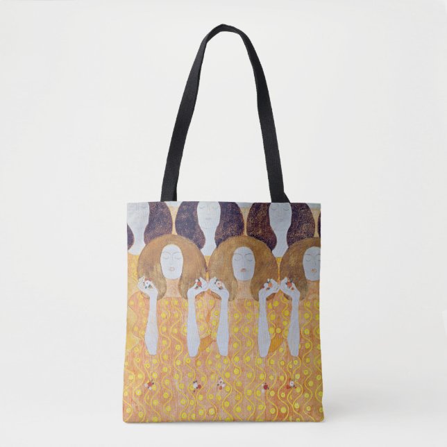 Bolso De Tela Beethoven Frieze (detalle), Gustav Klimt (Anverso)