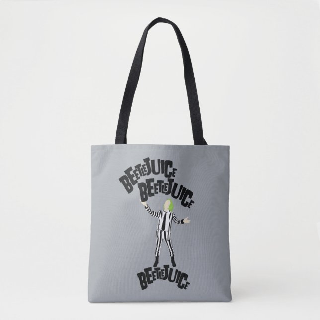 Bolso De Tela Beetlejuice Beetlejuice Beetlejuice (Anverso)