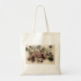 Bolso De Tela Beggars Bridge, Glaisdale - Watercolour Art