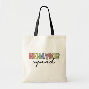 Bolso De Tela Behavior Squad   Behavior Therapist ABA Therapist