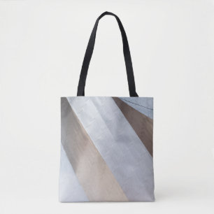 Bolso De Tela Beige y superficie blanca
