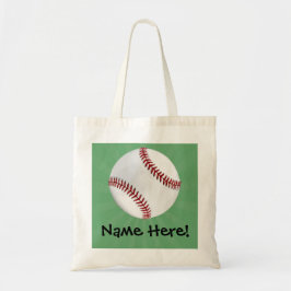 Bolso De Tela Béisbol personalizado en niños verdes