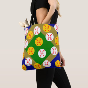 Bolso De Tela Béisbol/Softbol