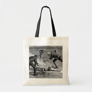 Bolso De Tela Béisbol vintage de Thure De Thulstrup, 1885