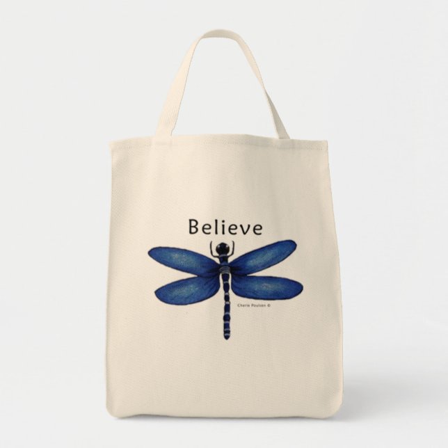 Bolso De Tela Belier Dragonfly - Yoga, Gym, Grocery Bag (Frente)