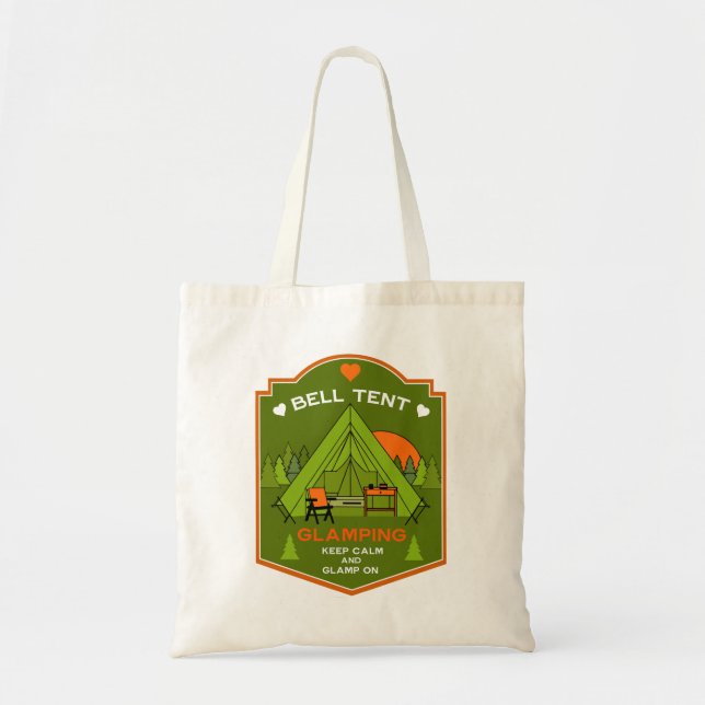 Bolso De Tela Bell Tent Glaming (Frente)