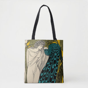 Bolso De Tela Bella Artes Pájaro Nuevo
