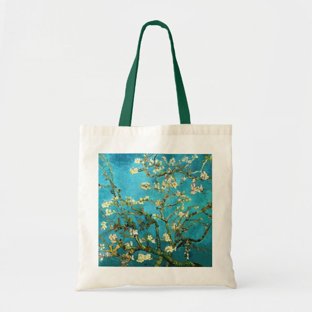 Bolso De Tela Bella Artes Van Gogh Blossoming Almond Tree (F671) (Frente)